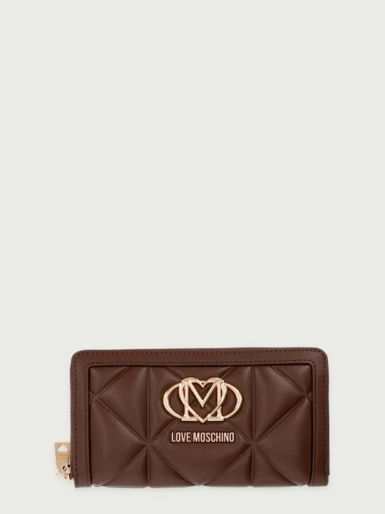 Obrázek produktu Love Moschino Peněženka dámská z imitace kůže hnědá