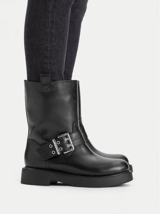 Obrázek produktu LOVE MOSCHINO Polokozačky JA24064G1NIA000A35 Černá