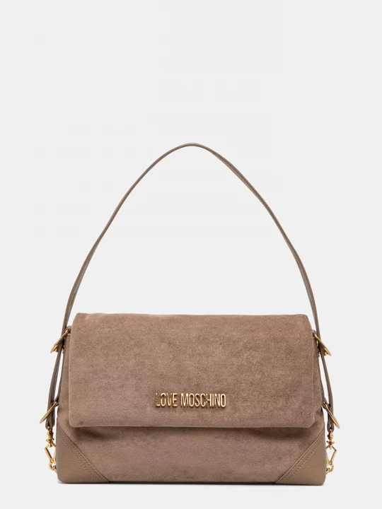 Obrázek produktu Love Moschino taška dámská z imitace semiše béžová