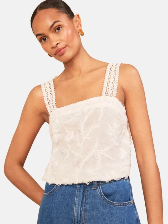 Obrázek produktu love & roses Top bílá