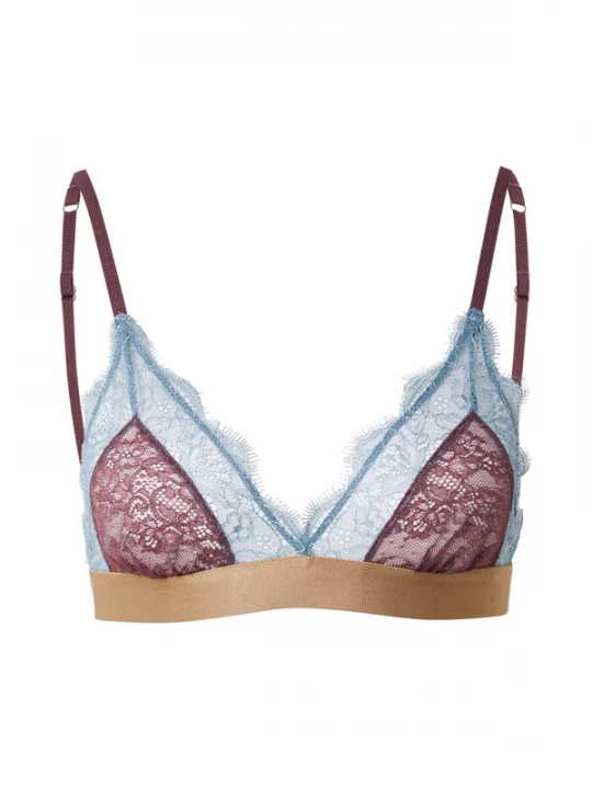 Obrázek produktu LOVE Stories Podprsenka 'LOVE LACE' světlemodrá / mokka / bordó