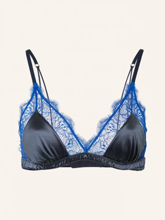 Obrázek produktu Love Stories Trojúhelníková Podprsenka Love Lace modrá / tmavě šedá