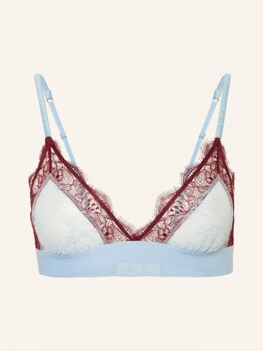 Obrázek produktu Love Stories Trojúhelníková Podprsenka Love Lace tmavě modrá / tmavě červená