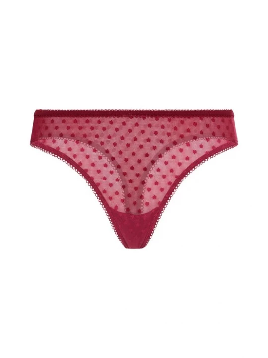 Obrázek produktu LSCN by LASCANA Tanga burgundská červeň