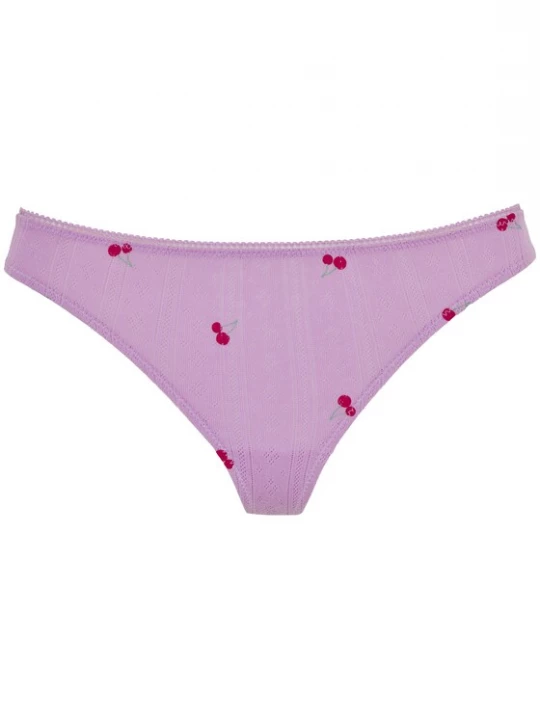 Obrázek produktu LSCN by LASCANA Tanga fialová / červená