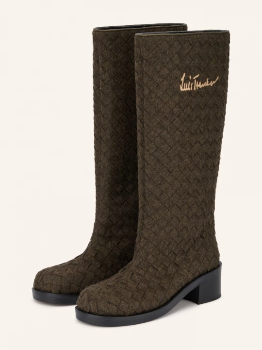Obrázek produktu Luis Trenker Kozačky Lustiefel tmavě zelená / béžová