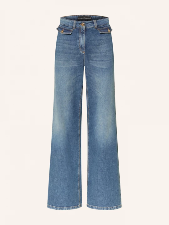 Obrázek produktu Luisa Cerano Wide Leg Džíny 254 stone wash