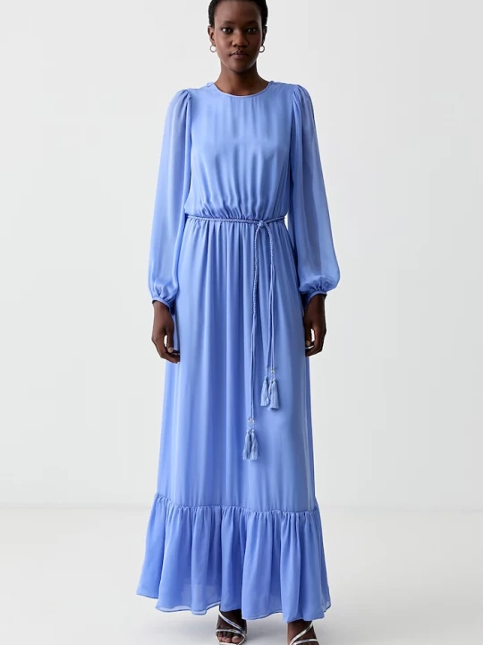 Obrázek produktu Luisa Spagnoli Hedvábné šaty Luisa Spagnoli RUNWAY COLLECTION modrá