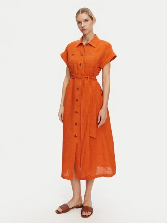 Obrázek produktu Luisa Spagnoli Košilové šaty Parete 541978 Oranžová Regular Fit