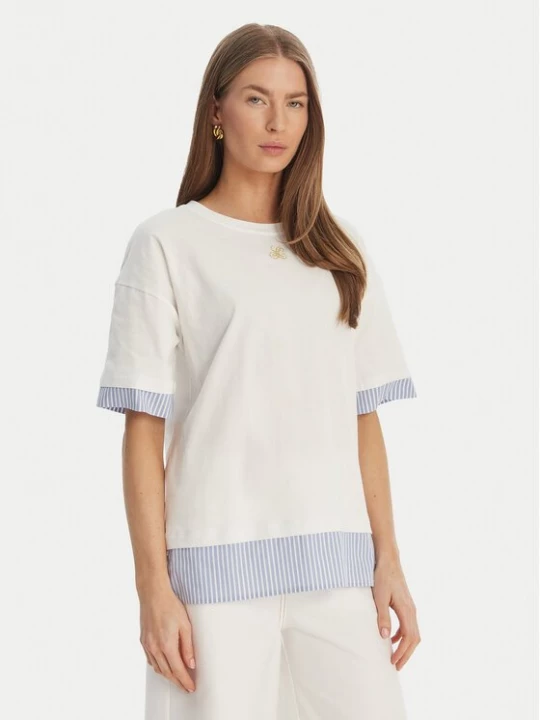 Obrázek produktu Luisa Spagnoli T-Shirt Baiadera 543155 Bílá Regular Fit