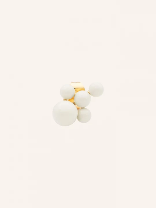 Obrázek produktu Lulu Copenhagen Náušnice Bouquet Cloud zlatá / krémová