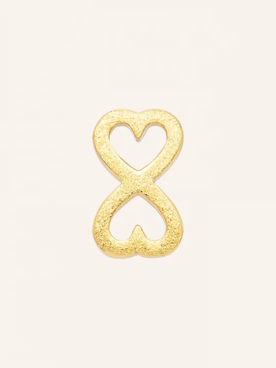 Obrázek produktu Lulu Copenhagen Náušnice Infinite Love zlatá