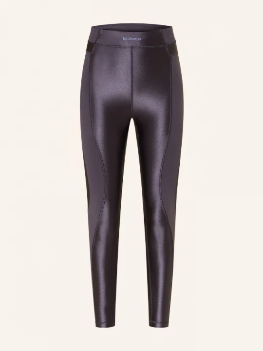 Obrázek produktu Lululemon Běžecké Legíny Satin Shine 25in tmavě fialová