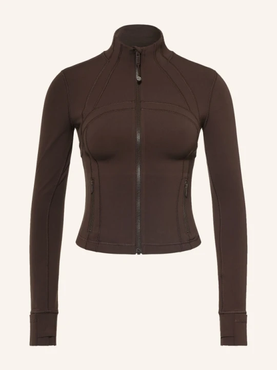 Obrázek produktu Lululemon Bunda Na Trénink Define Cropped tmavě hnědá