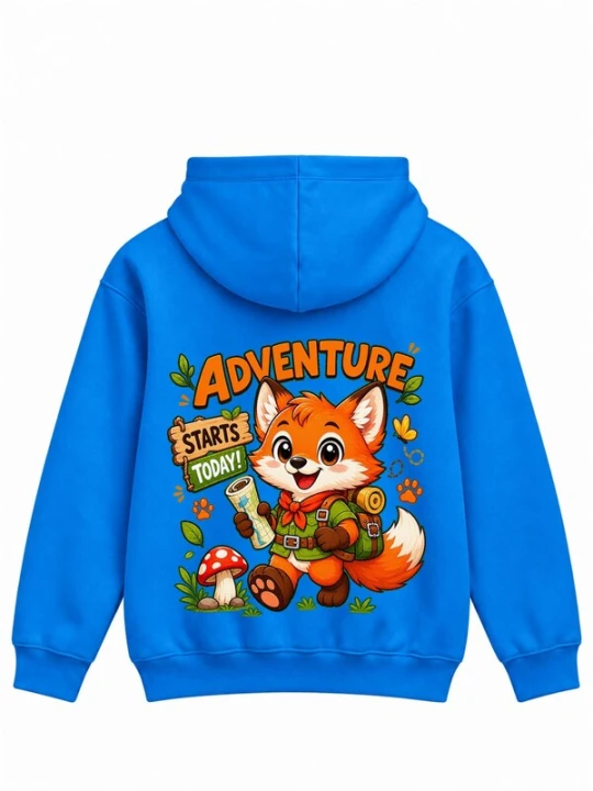 Obrázek produktu LUNØIR Studio Mikina 'Adventure Starts Today' modrá