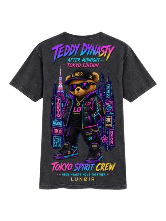 Obrázek produktu LUNØIR Studio Tričko 'Tokyo Spirit Crew' černá