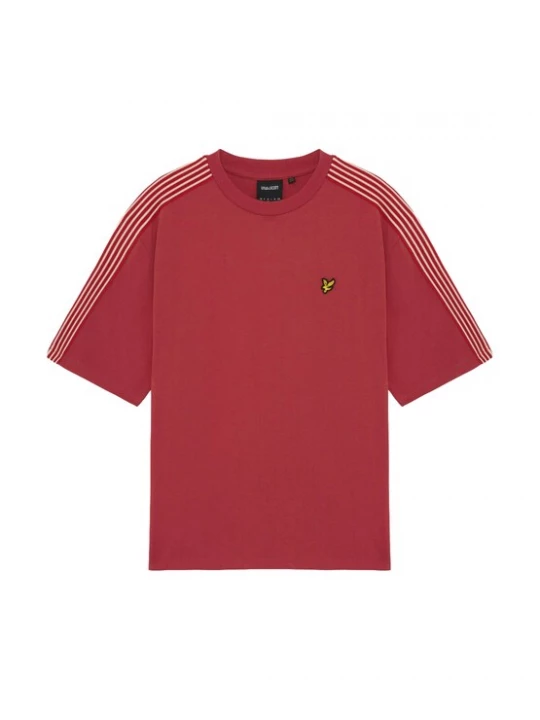 Obrázek produktu Lyle & Scott Tričko brusinková / bílá