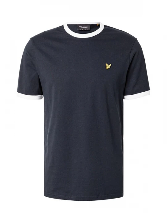 Obrázek produktu Lyle & Scott Tričko 'Ringer'  námořnická modř / žlutá / bílá