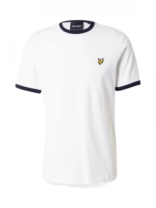 Obrázek produktu Lyle & Scott Tričko 'Ringer'  noční modrá / žlutá / bílá