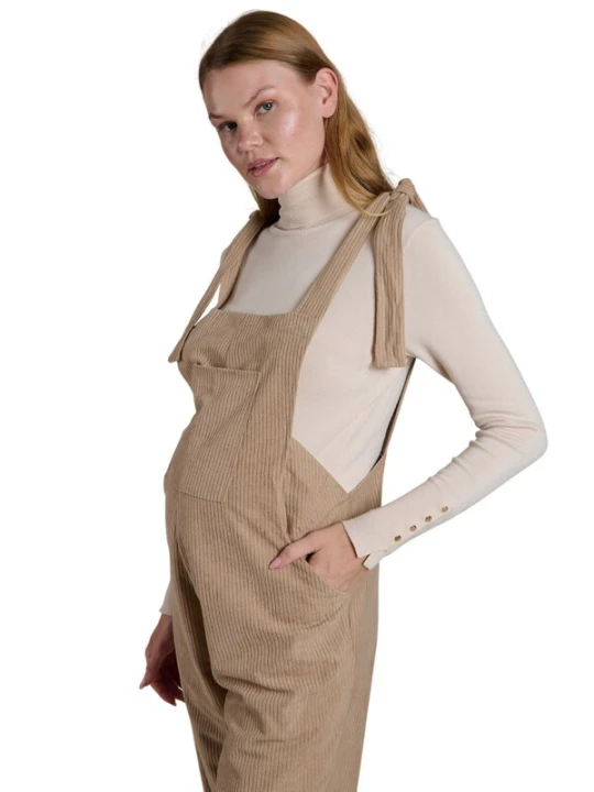 Obrázek produktu LYN MAMA Laclové kalhoty béžová