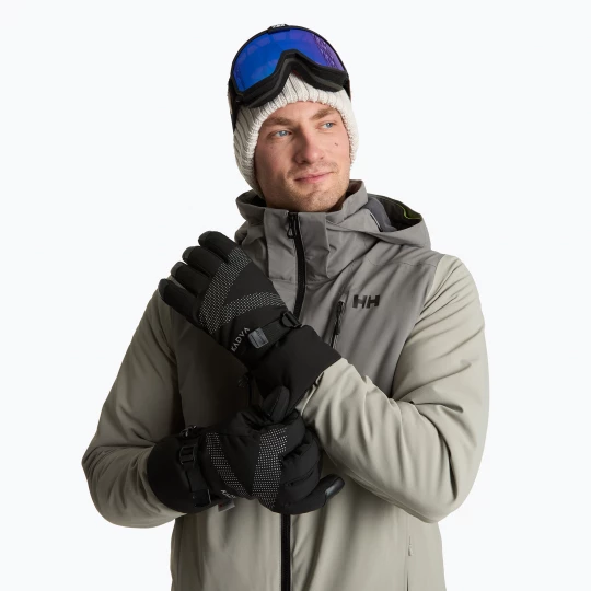 Obrázek produktu Lyžařské rukavice KADVA Mountain Flow Pro kůže 3M Thinsulate černé