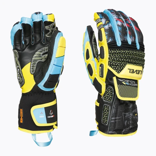 Obrázek produktu Lyžařské rukavice Level Worldcup Cf yellow / blue