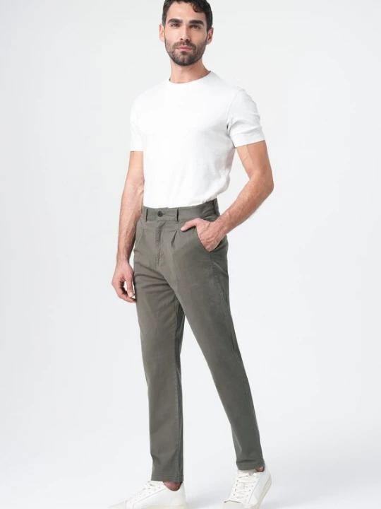 Obrázek produktu M.O.D MIRACLE OF DENIM Chino kalhoty tmavě zelená