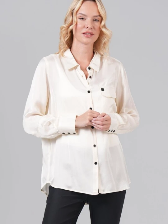 Obrázek produktu M.O.D MIRACLE OF DENIM Halenka přírodní bílá