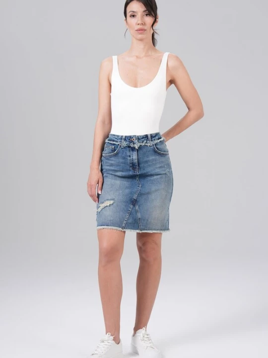 Obrázek produktu M.O.D MIRACLE OF DENIM Sukně modrá