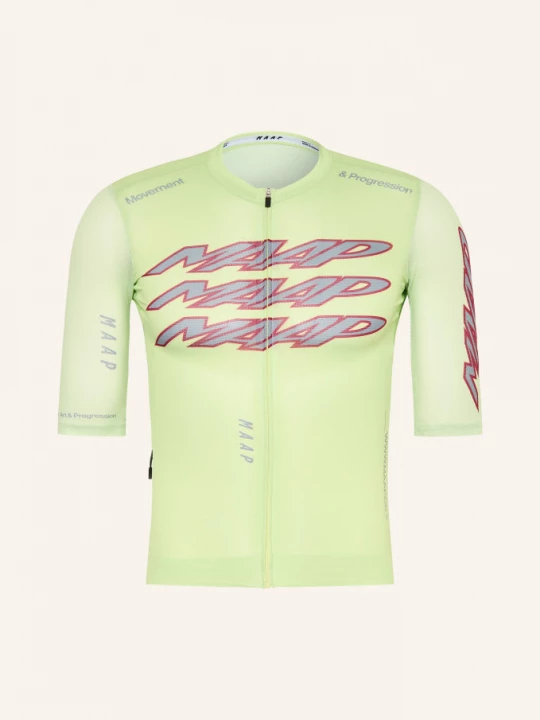 Obrázek produktu Maap Cyklistický Dres Pulse Pro Air Jersey 3.0 neonově zelená / šedá / tmavě červená