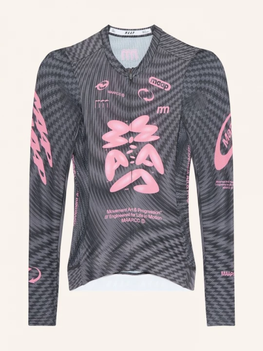 Obrázek produktu Maap Cyklistický Dres Spectrum Pro Air Ls Jersey 3.0 černá / neonově růžová