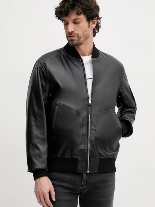 Obrázek produktu Mackage Oboustranná dětská bomber bunda MACKAGE černá