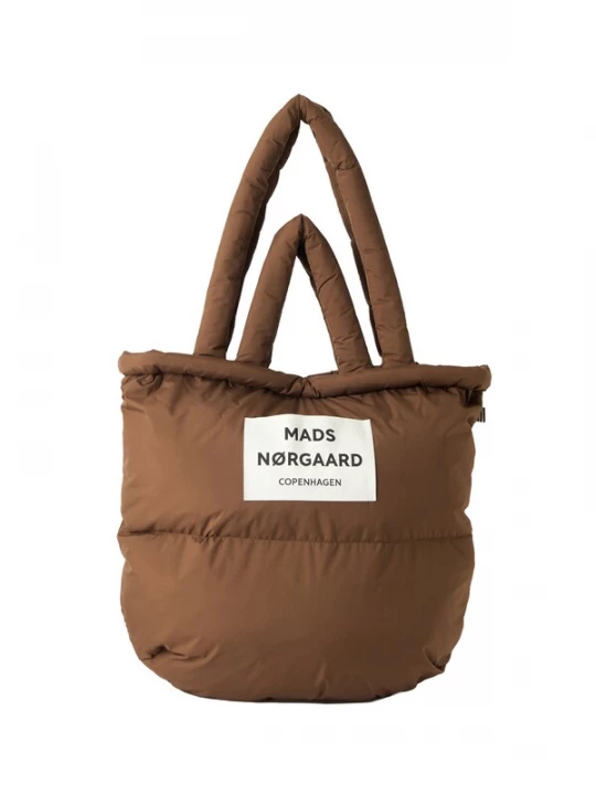 Obrázek produktu MADS NORGAARD COPENHAGEN Nákupní taška světle hnědá / černá / bílá