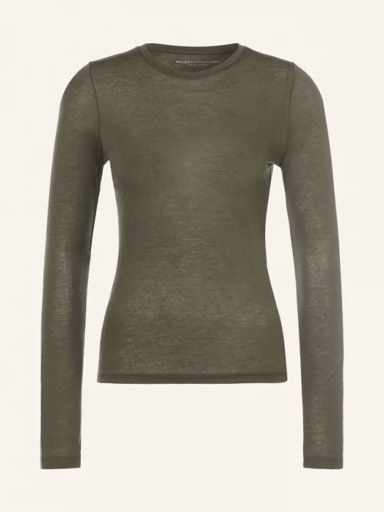 Obrázek produktu Majestic Filatures Tričko S Dlouhým Rukávem khaki