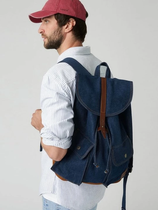 Obrázek produktu Malý batoh Levi's tmavomodrý denim
