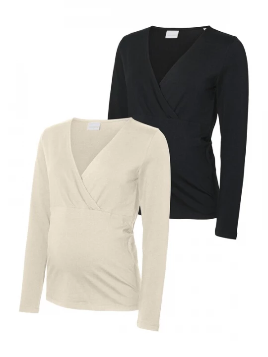 Obrázek produktu MAMALICIOUS Tričko 'MLKERRIE' režná / černá