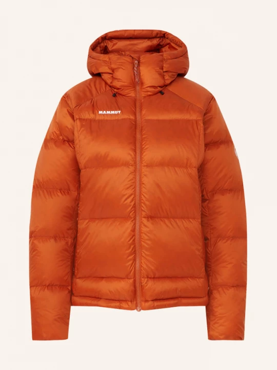 Obrázek produktu Mammut Péřová Bunda Glacier Glow In oranžová / bílá