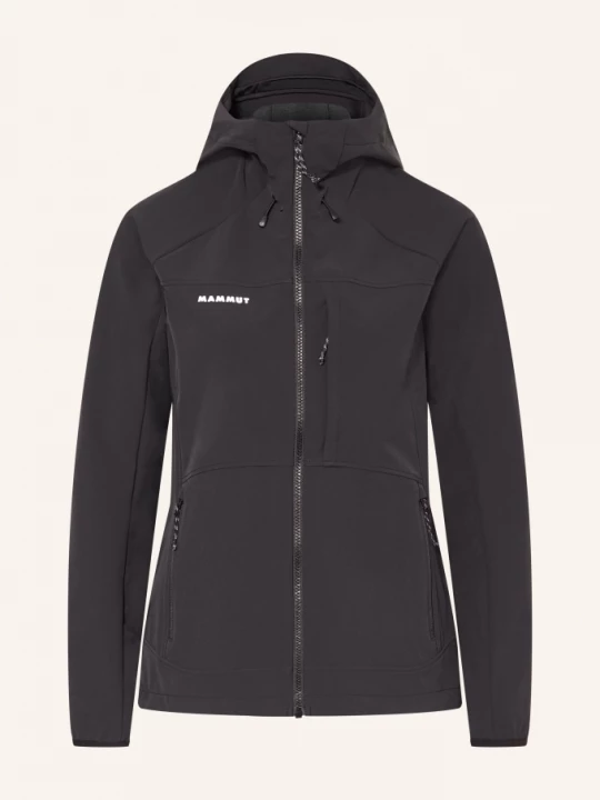 Obrázek produktu Mammut Softshell Bunda Ultimate Comfort So Hooded černá