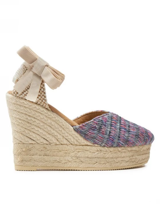 Obrázek produktu Manebi Espadrilky Acapulco Heart-Shaped Wedge Espadrilles G 0.6 WH Růžová