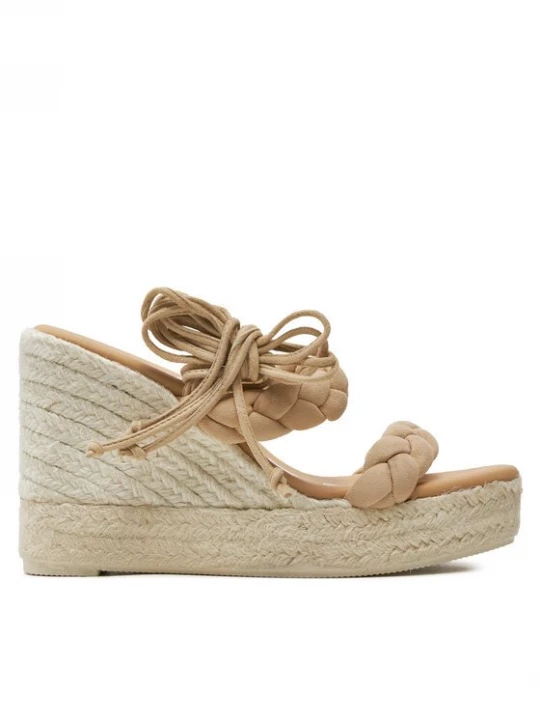 Obrázek produktu Manebi Espadrilky Hamptons Two Braided Bands Wedge Espadrilles M 1.1 WE Béžová
