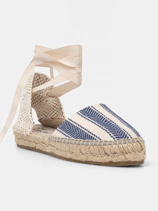 Obrázek produktu Manebi espadrily na plochém podpatku dámské modrá