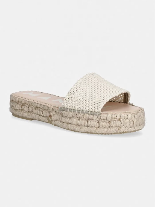 Obrázek produktu Manebi pantofle dámské Krémové síťované espadrilky béžová