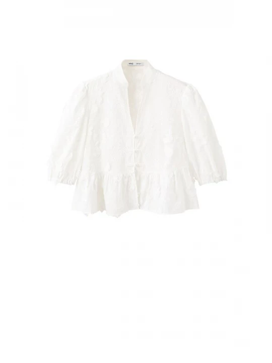 Obrázek produktu MANGO Halenka 'CAPUCHIN' offwhite