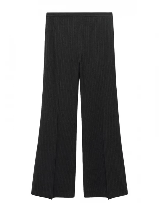 Obrázek produktu MANGO Kalhoty se sklady v pase 'Irise' světle šedá / tmavě šedá
