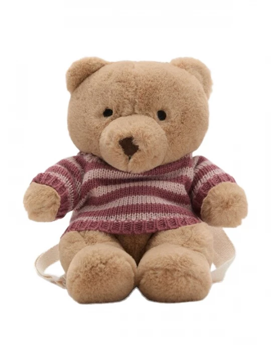 Obrázek produktu MANGO KIDS Batoh 'BEAR' tmavě béžová / šeříková / bobule