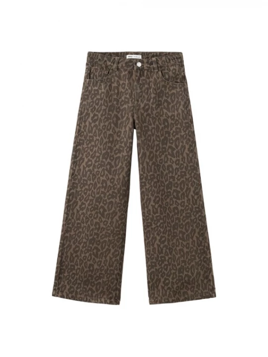 Obrázek produktu MANGO KIDS Džíny 'CHEETAH' umbra / tmavě hnědá