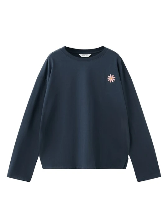 Obrázek produktu MANGO KIDS Mikina marine modrá / starorůžová