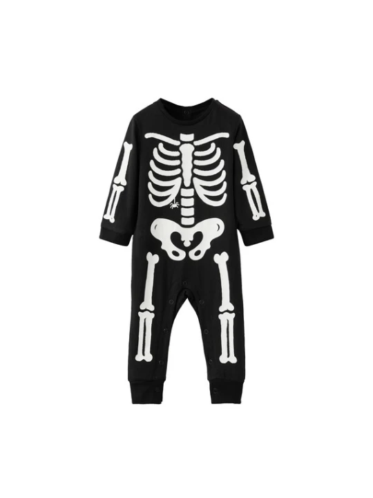Obrázek produktu MANGO KIDS Pyžamo 'BONESNB' černá / bílá
