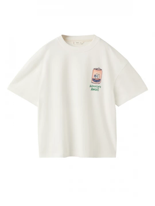 Obrázek produktu MANGO KIDS Tričko 'ACANS' námořnická modř / zelená / meruňková / offwhite