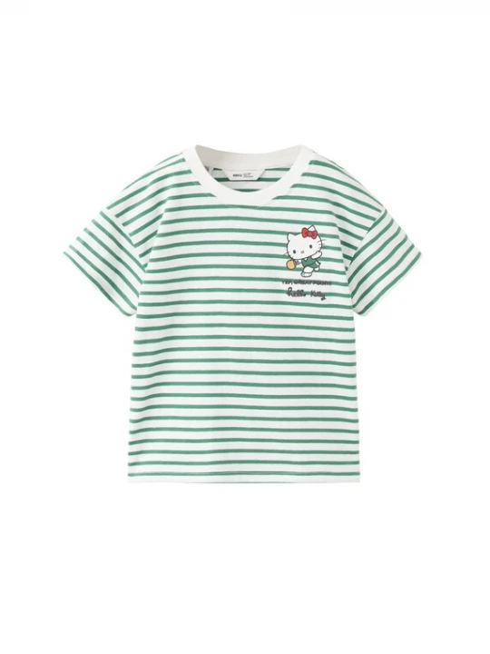 Obrázek produktu MANGO KIDS Tričko antracitová / zelená / červená / bílá